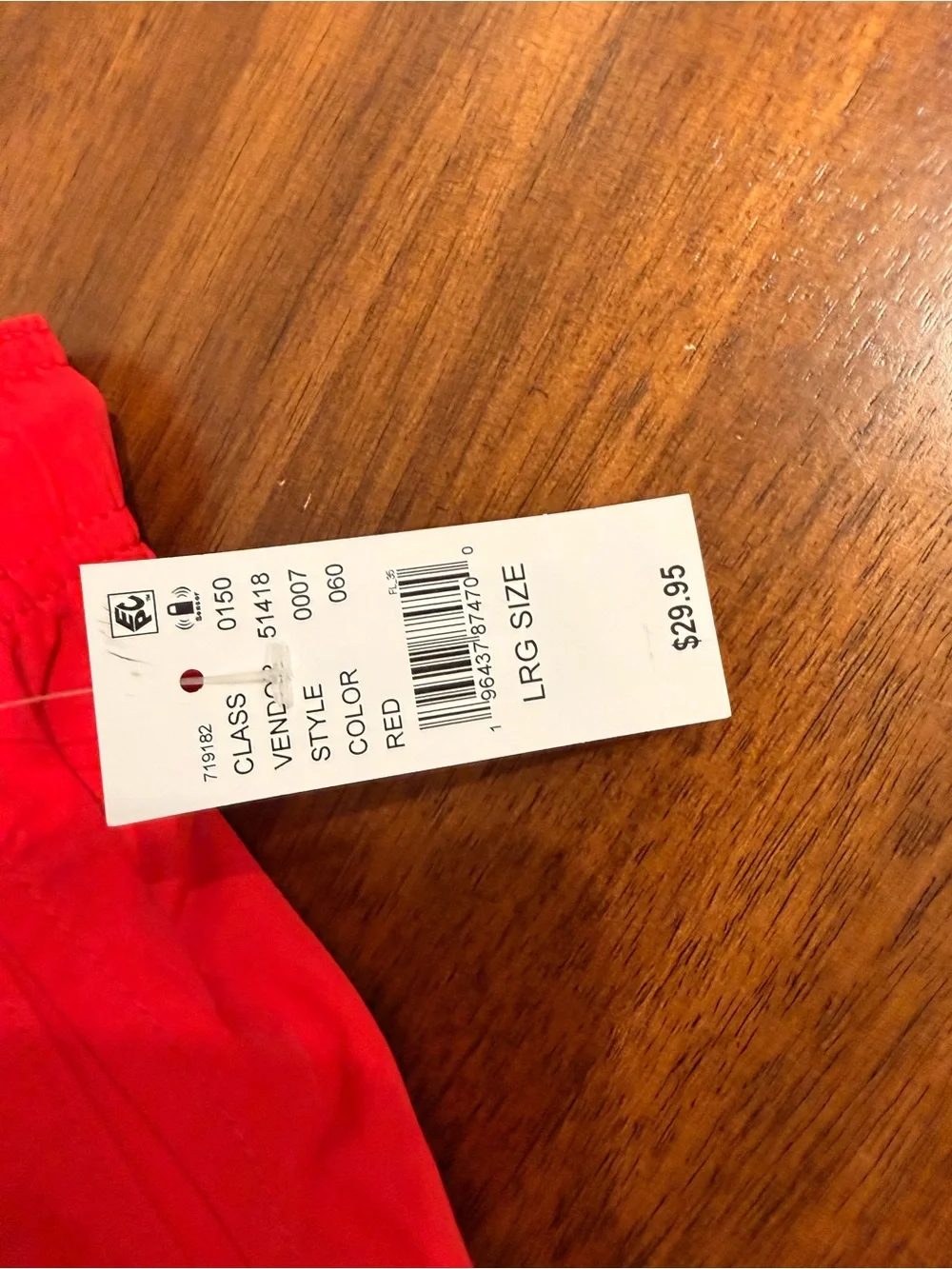 PacSun Red Swim Trunks Shorts - Size Large - Pacific Sunwear LA